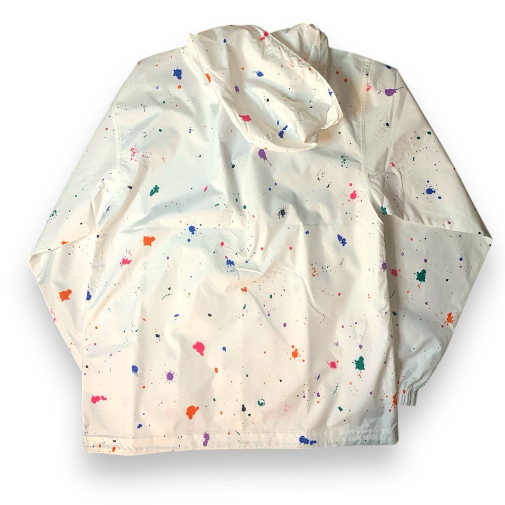 Champion Multicolor Half Zip Kangaroo pouch size X Small (Adult) windbreaker - Picture 3 of 4